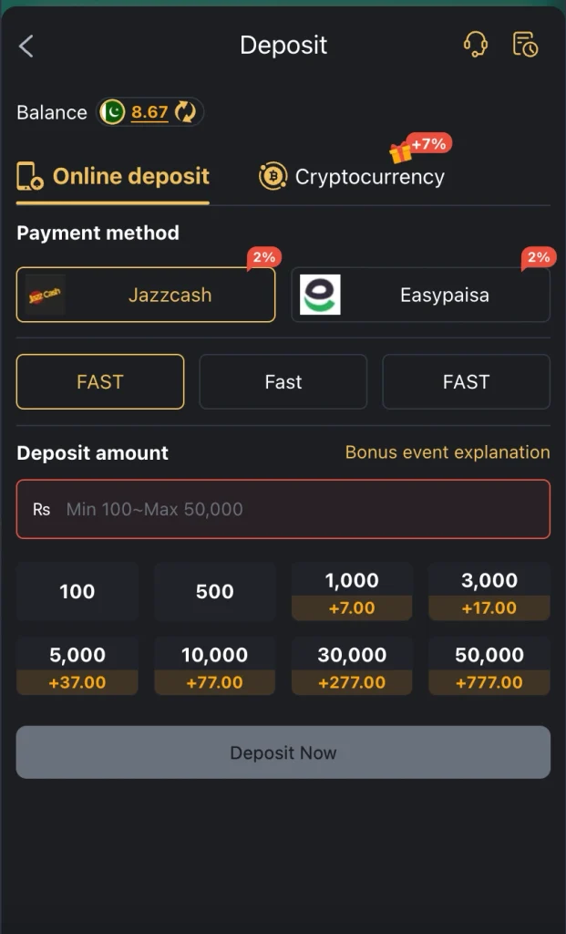 Six Game Deposit Guide